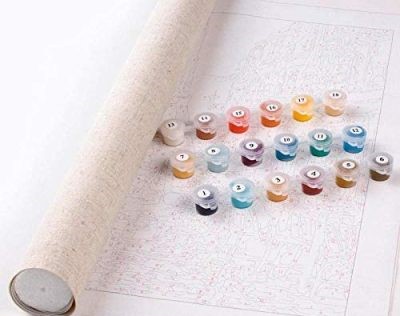 Get A Comfortable Flat Desk Or Table On Which To Paint And Lay Your Canvas Down